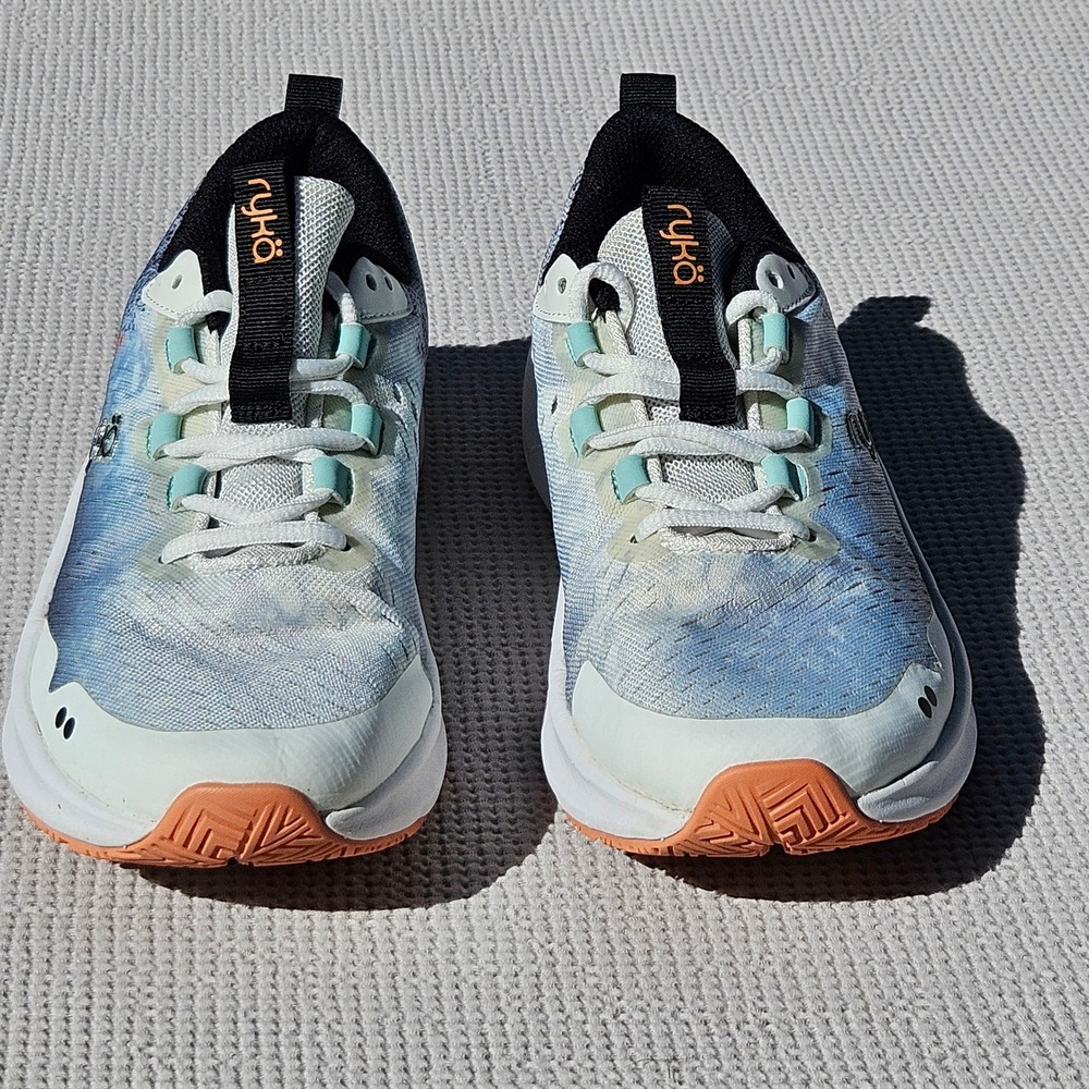 Ryka No Limit Womens Training Shoes Blue White RE-ZORB LITE Size 6.5‎ M - Picture 2 of 7